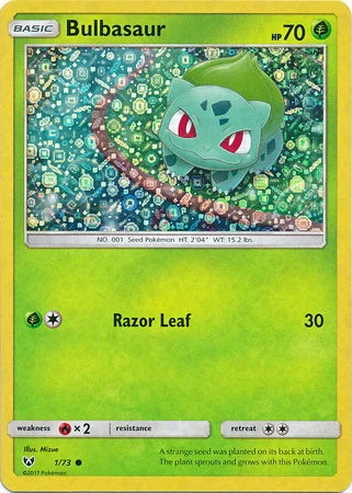 Shining Legends Bulbasaur #1 Cereal Promo
