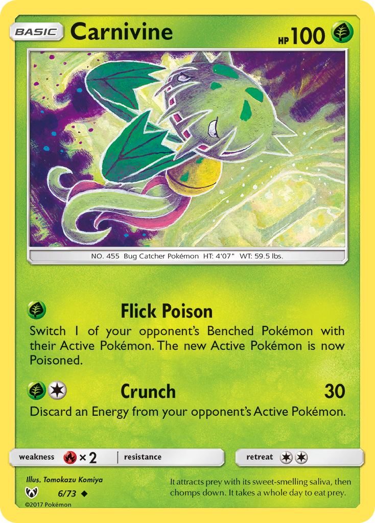 Shining Legends Carnivine #6/73