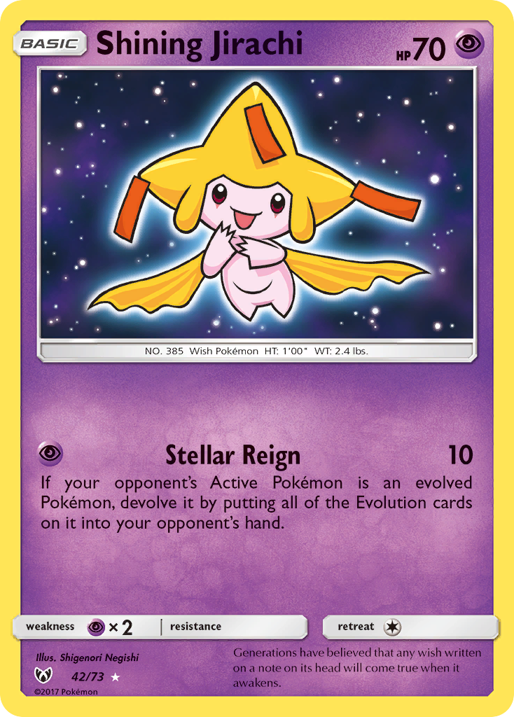 Shining Legends Shining Jirachi #42/73