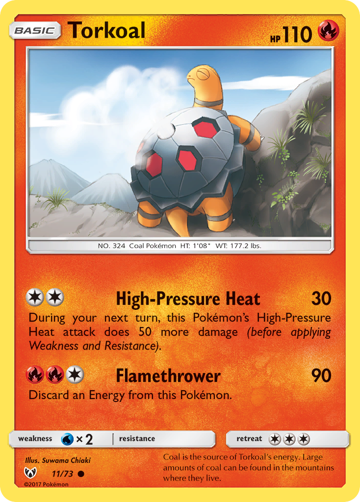 Shining Legends Torkoal #11/73