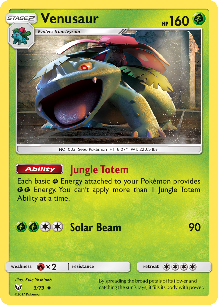 Shining Legends Venusaur #3/73