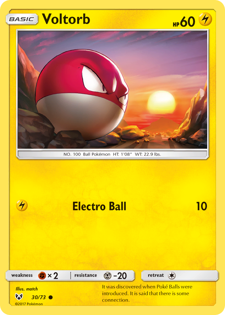 Shining Legends Voltorb #30/73