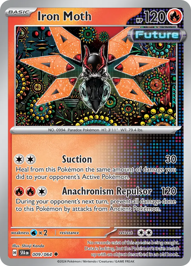 Shrouded Fable Iron Moth #9/64