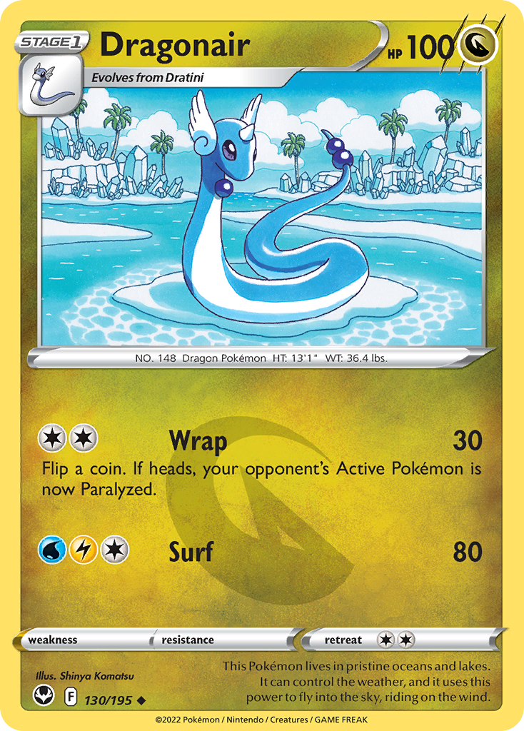 Silver Tempest Dragonair #130/195