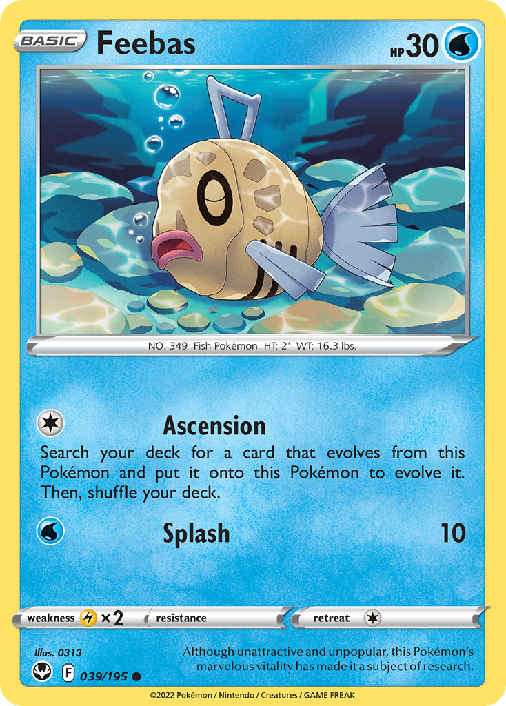Silver Tempest Feebas #39/195