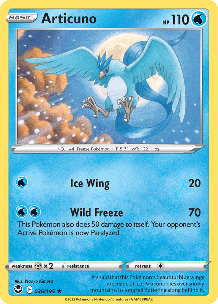 silver rare pokemon cards Silver Tempest Holo Articuno #36/195 – Kaartenverzamelen.nl