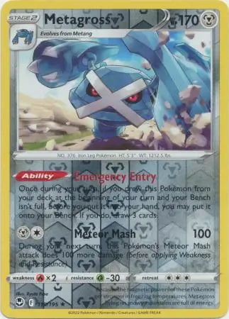 Silver Tempest Metagross #119/195 reverse holo