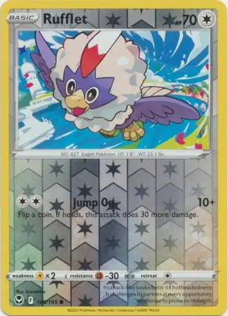 Silver Tempest Rufflet #148/195 reverse holo