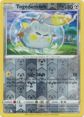 Silver Tempest Togedemaru #127/195 reverse holo