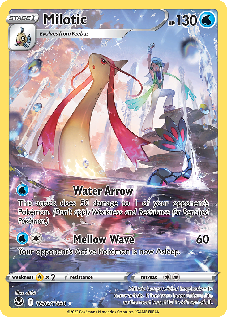 holographic trainer card Silver Tempest Trainer Gallery Full Art Milotic #TG2/30 –  Kaartenverzamelen.nl