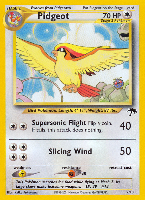 Pidgeot Southern s 英語版 2/18 Southern Islands Pidgeot #2 – Kaartenverzamelen.nl