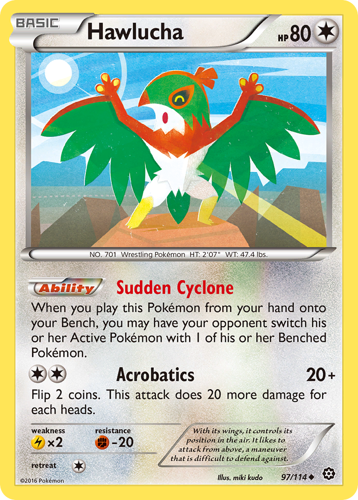 Steam Siege Hawlucha #97/114