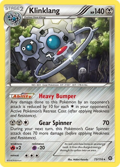 Steam Siege Holo Klinklang #73/114
