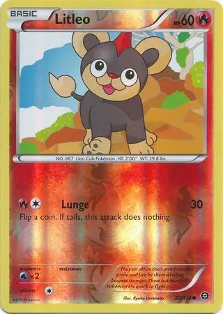 Steam Siege Litleo #22/114 reverse holo