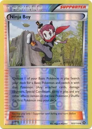 Steam Siege Ninja Boy #103/114 reverse holo