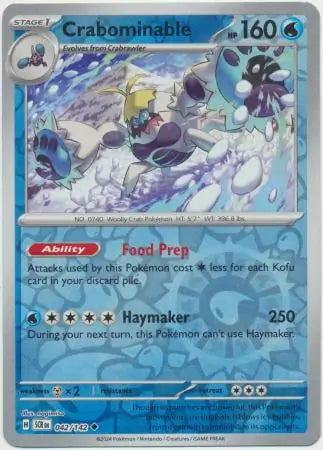 Stellar Crown Crabominable #42/142 reverse holo