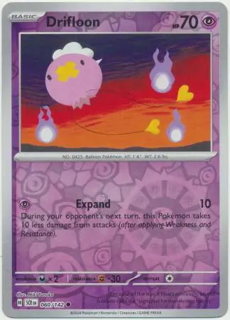 Stellar Crown Drifloon #60/142 reverse holo