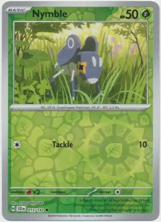 Stellar Crown Nymble #15/142 reverse holo