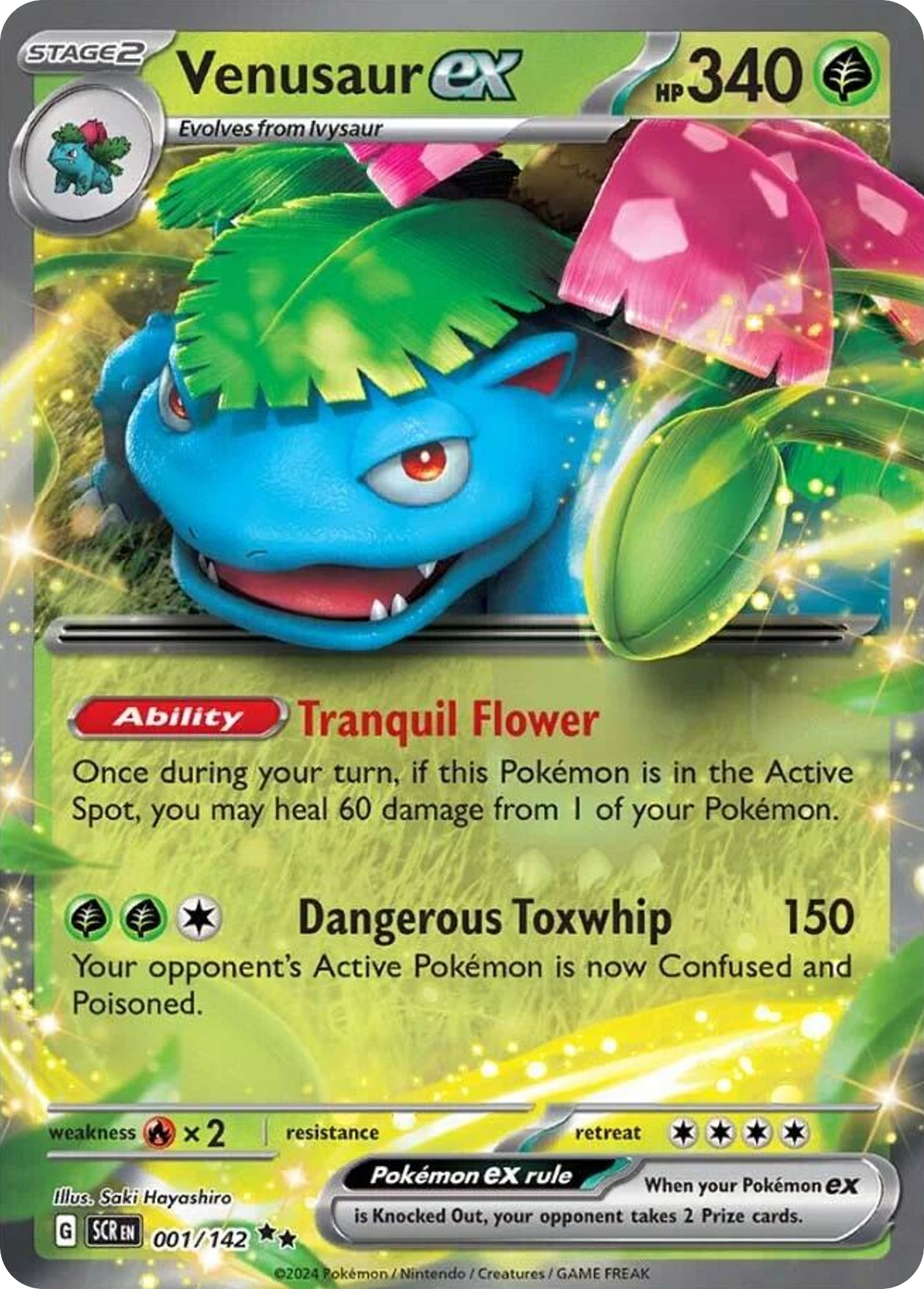 Stellar Crown Venusaur ex #1/142