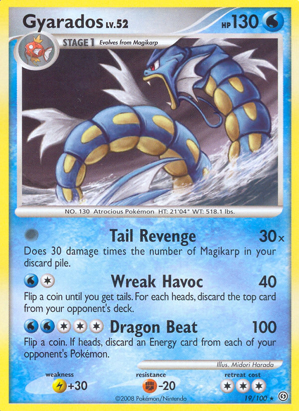 Stormfront Gyarados #19/100