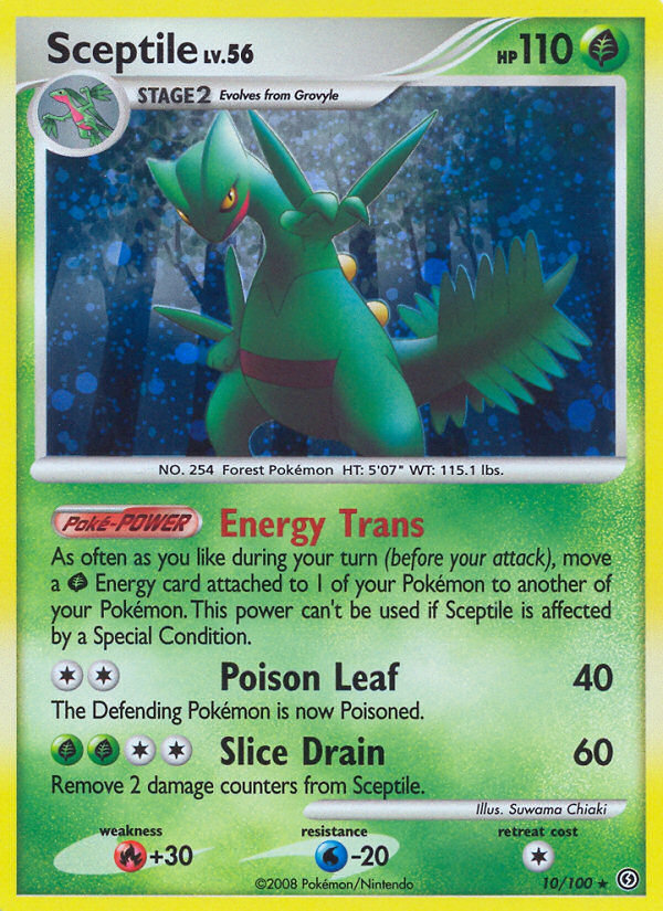 Stormfront Holo Sceptile #10/100