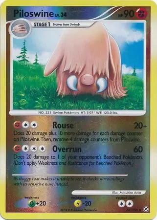 Stormfront Piloswine #46/100 reverse holo