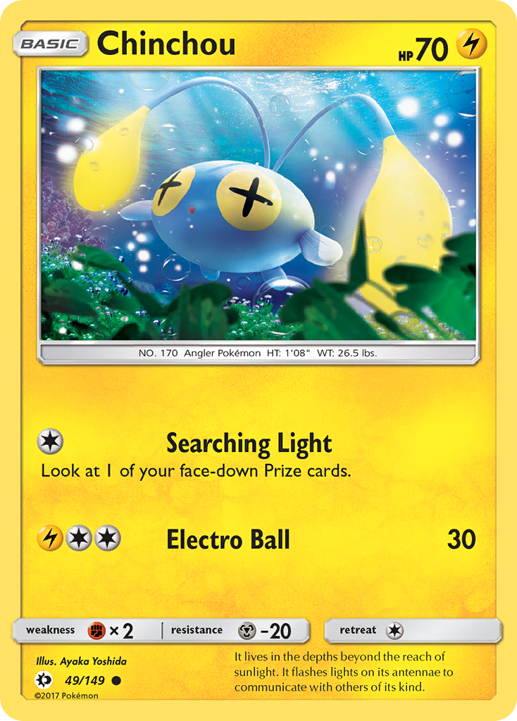 Sun & Moon Chinchou #49/149