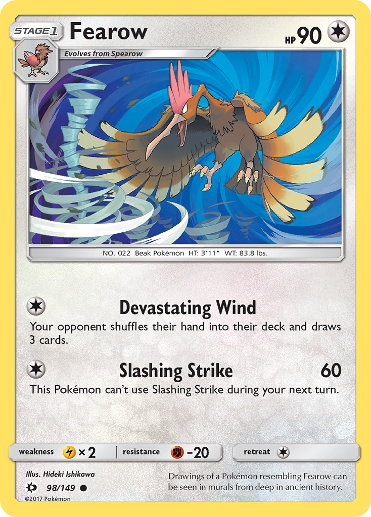 Sun & Moon Fearow #98/149