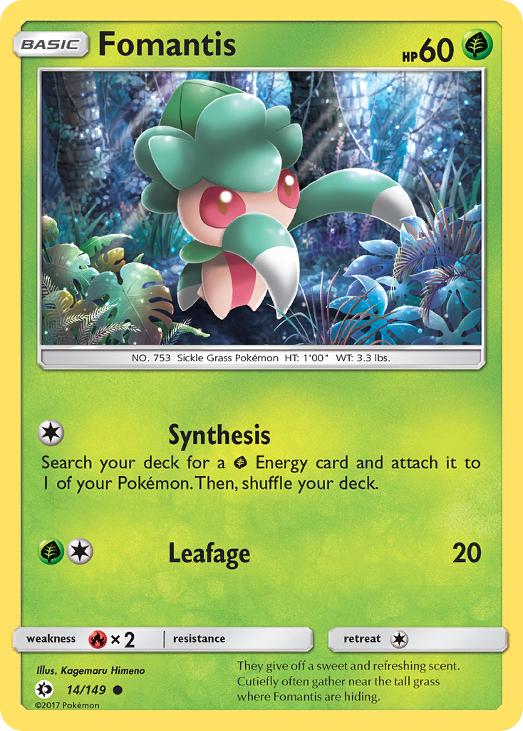 Sun & Moon Fomantis #14/149