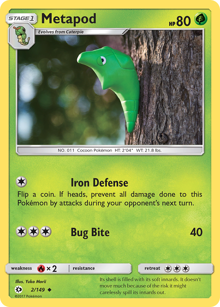 Sun & Moon Metapod #2/149