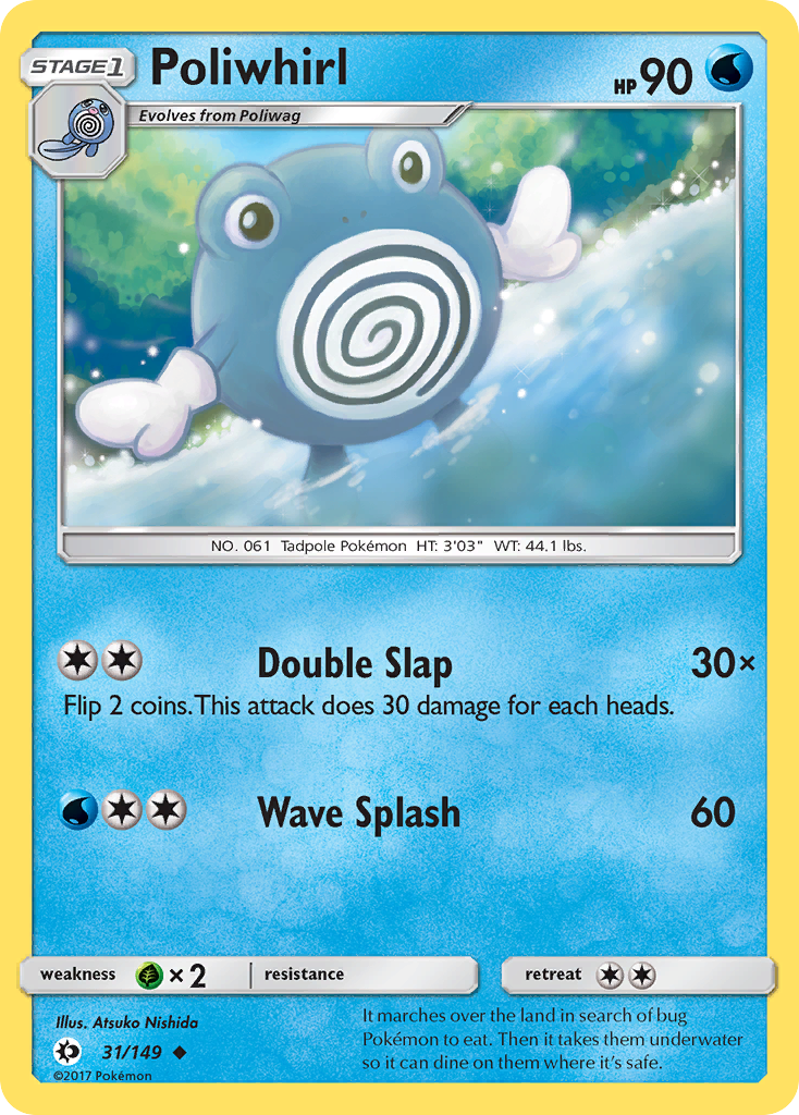 Sun & Moon Poliwhirl #31/149