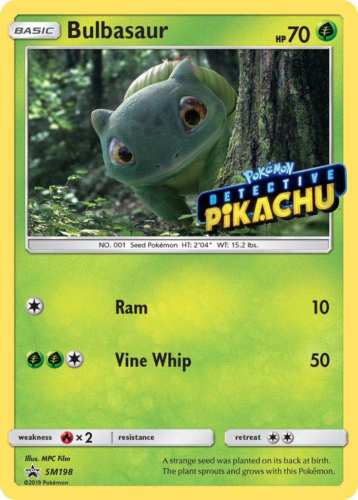 Sun & Moon Promo Bulbasaur #198