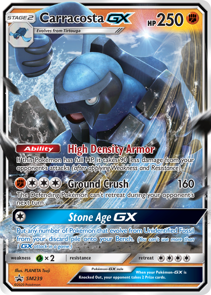 Sun & Moon Promo Carracosta GX #239