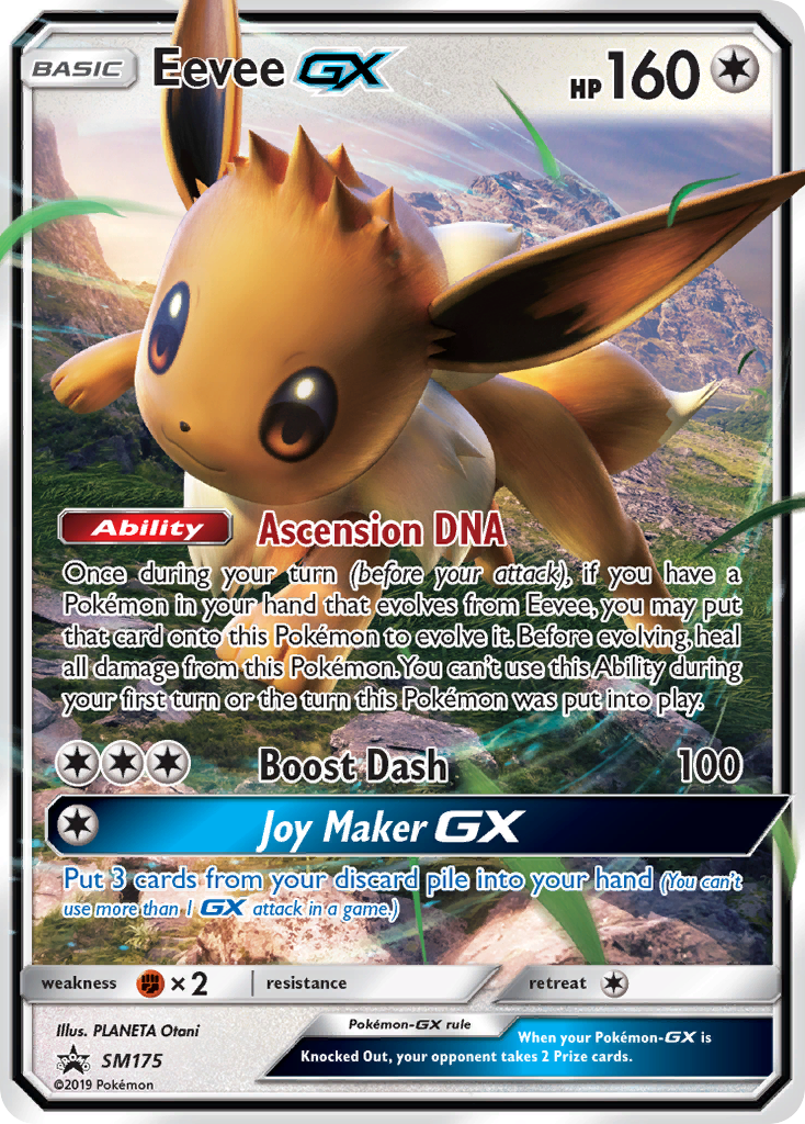 Sun & Moon Promo Eevee GX #175