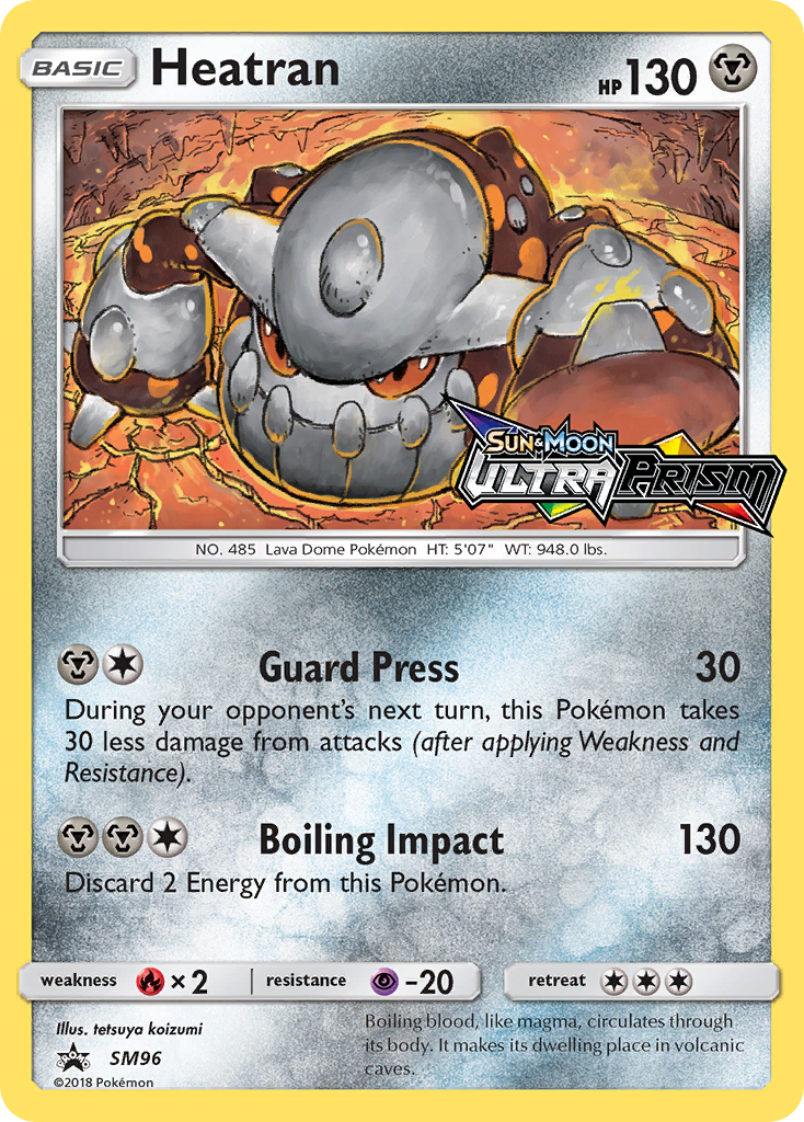 Sun & Moon Promo Heatran #96