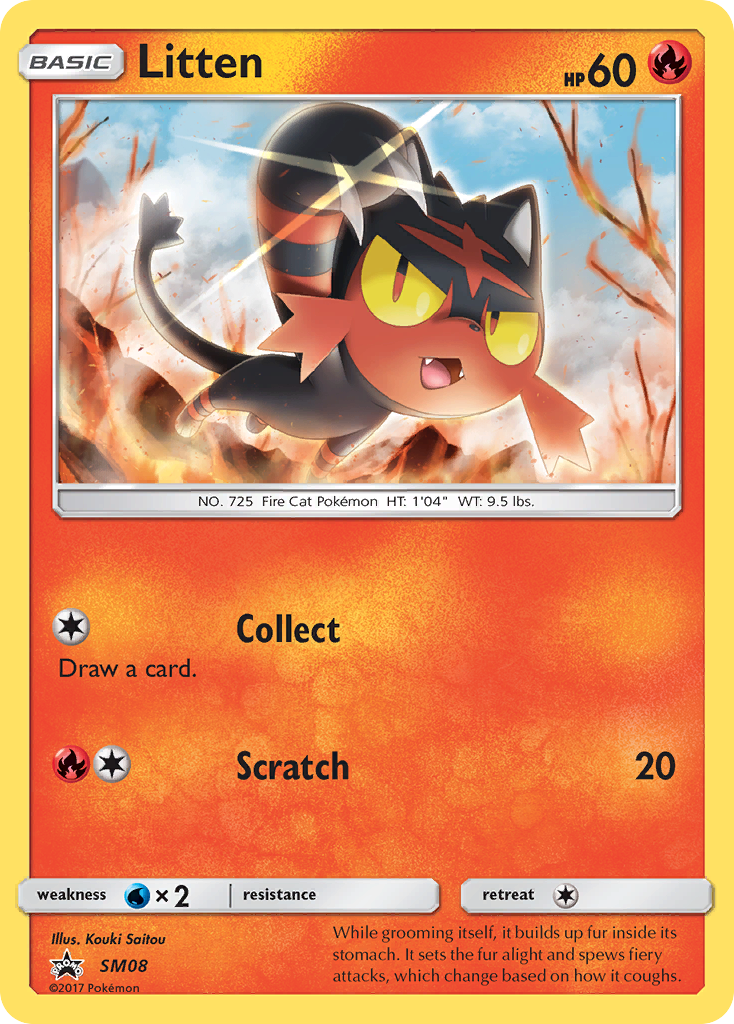 Sun & Moon Promo Litten #8