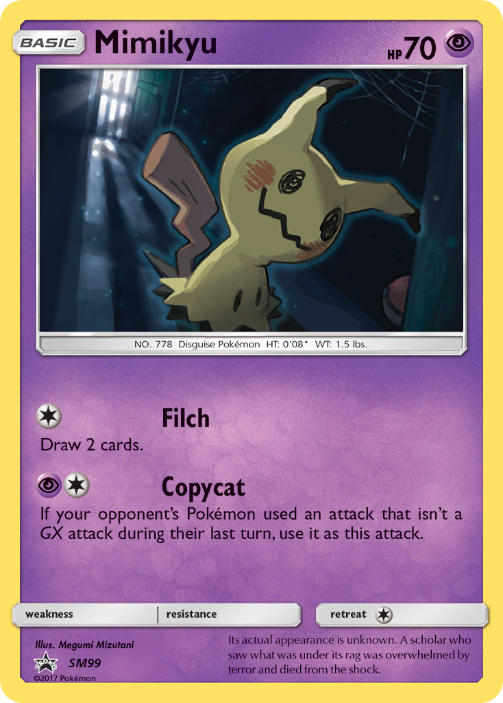 Sun & Moon Promo Mimikyu #99