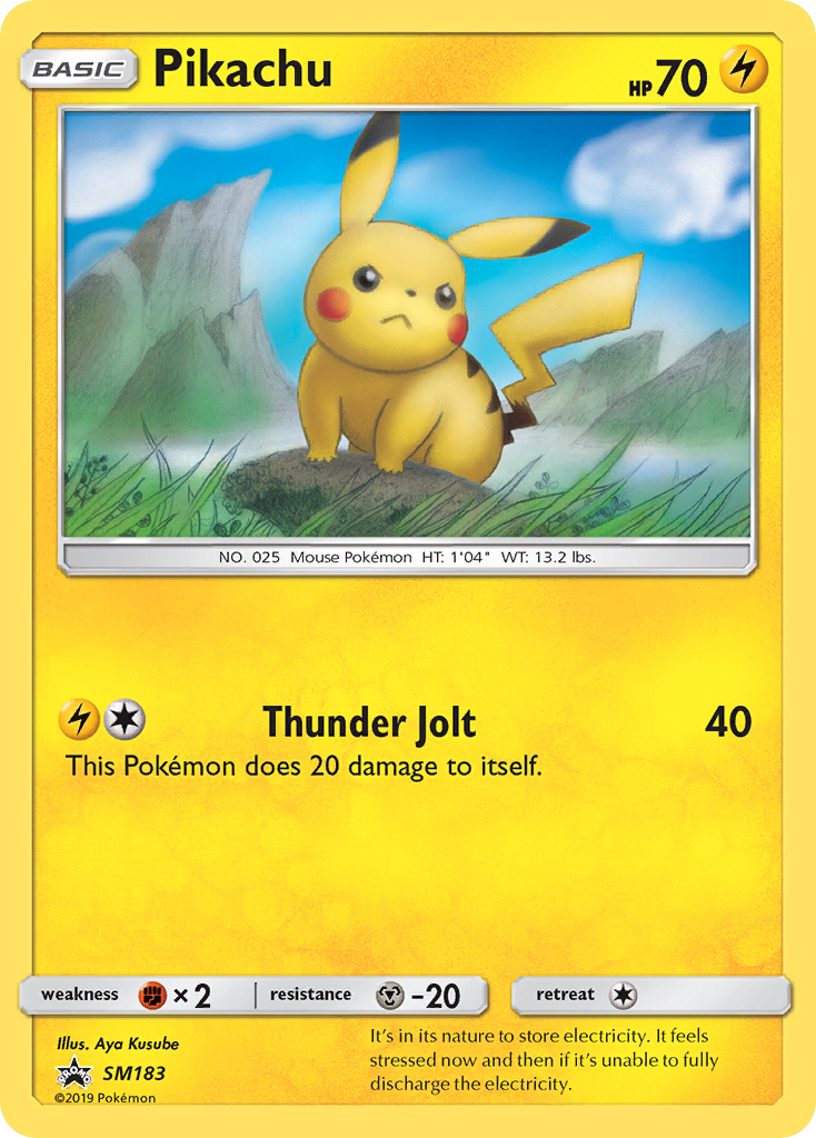 Sun & Moon Promo Pikachu #183