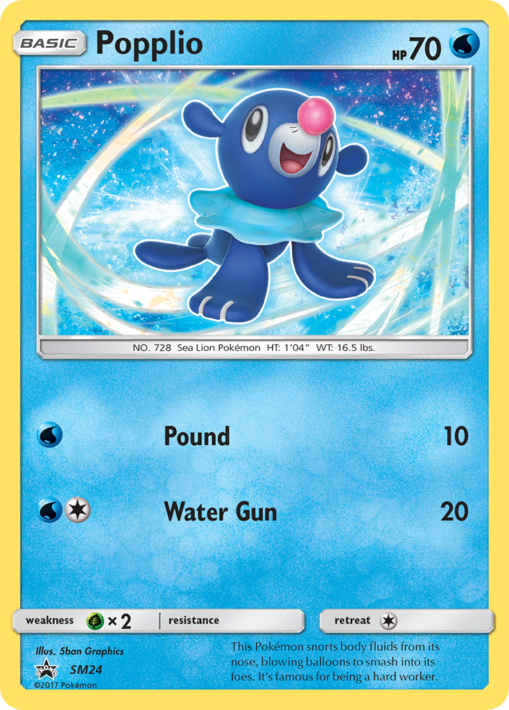 Sun & Moon Promo Popplio #24