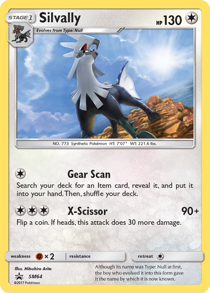 Sun & Moon Promo Silvally #64