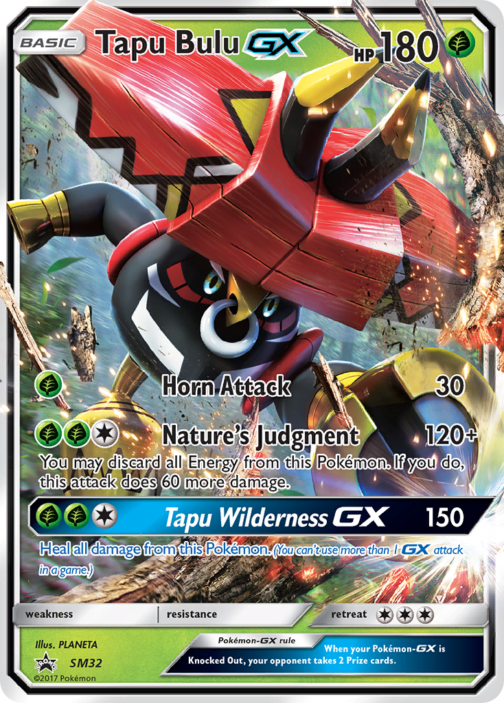Sun & Moon Promo Tapu Bulu GX #32