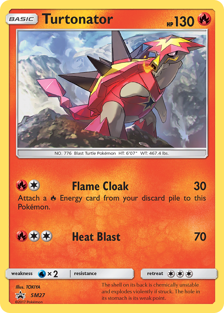 Sun & Moon Promo Turtonator #27