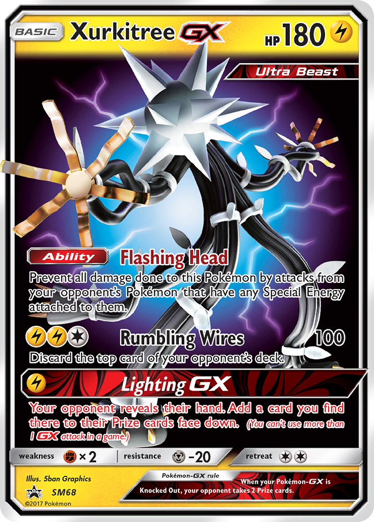 Sun & Moon Promo Xurkitree GX #68