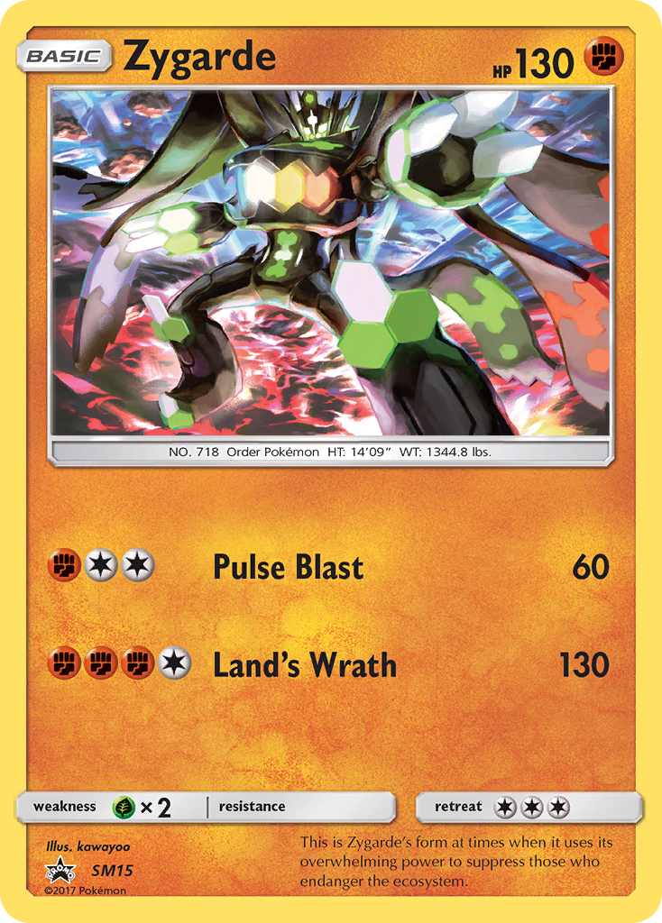Sun & Moon Promo Zygarde #15