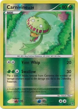 Supreme Victors Carnivine #53/147 reverse holo