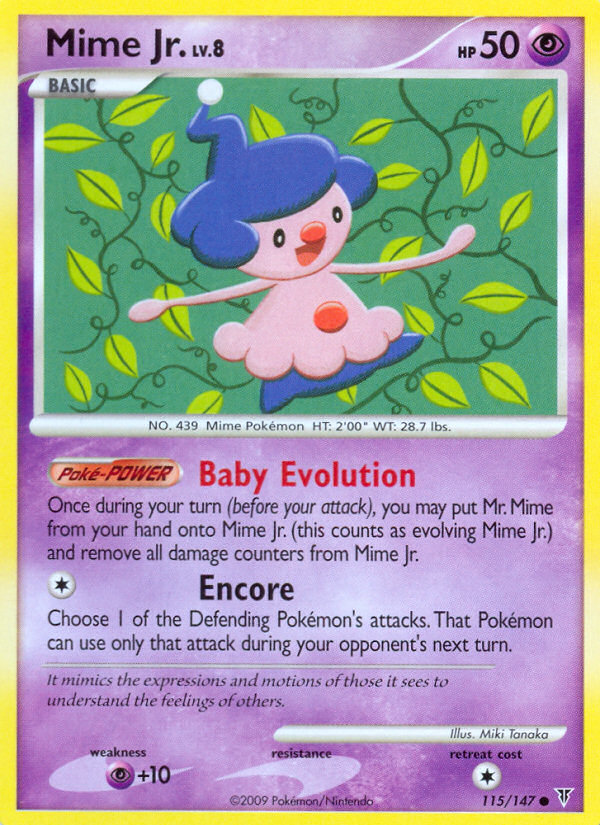 Supreme Victors Mime Jr. #115/147