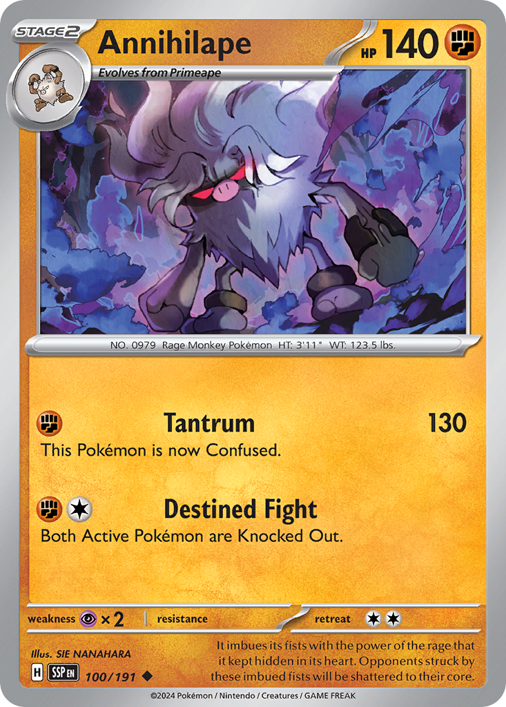 Surging Sparks Annihilape #100/191