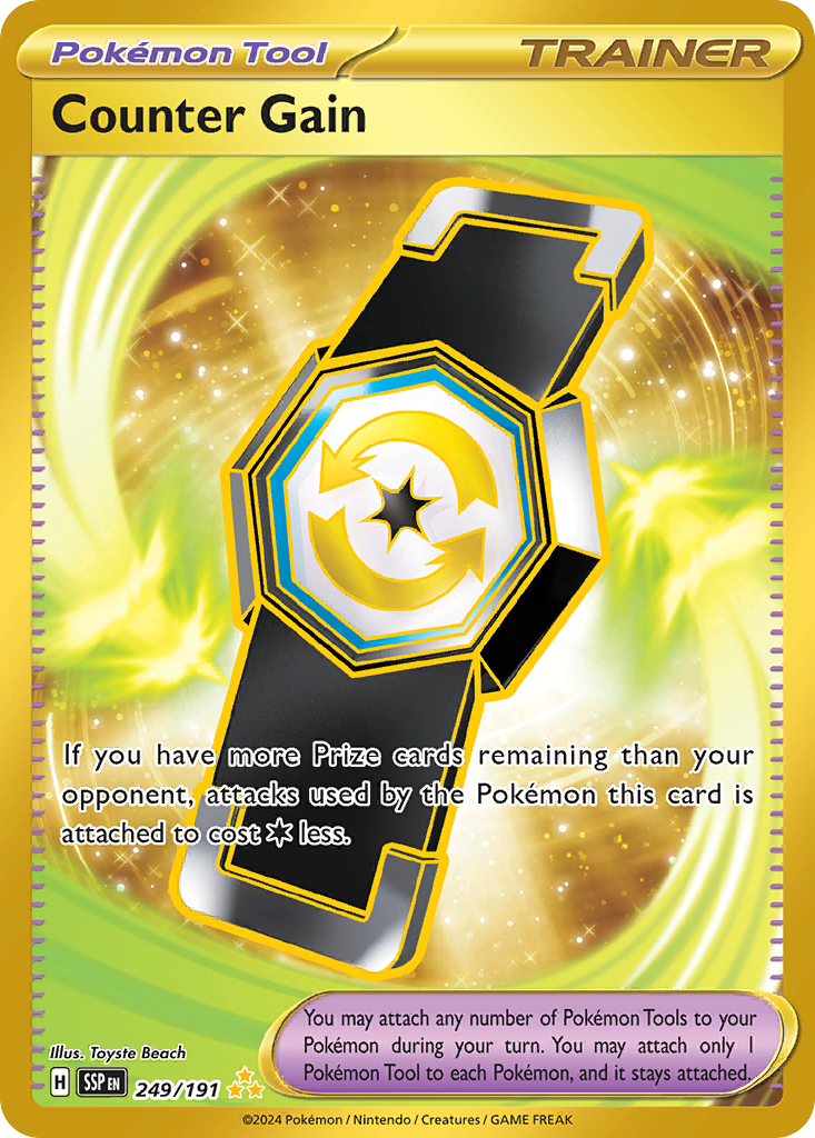 pokemon cards surging sparks value Surging Sparks Counter Gain #249/191 – Kaartenverzamelen.nl