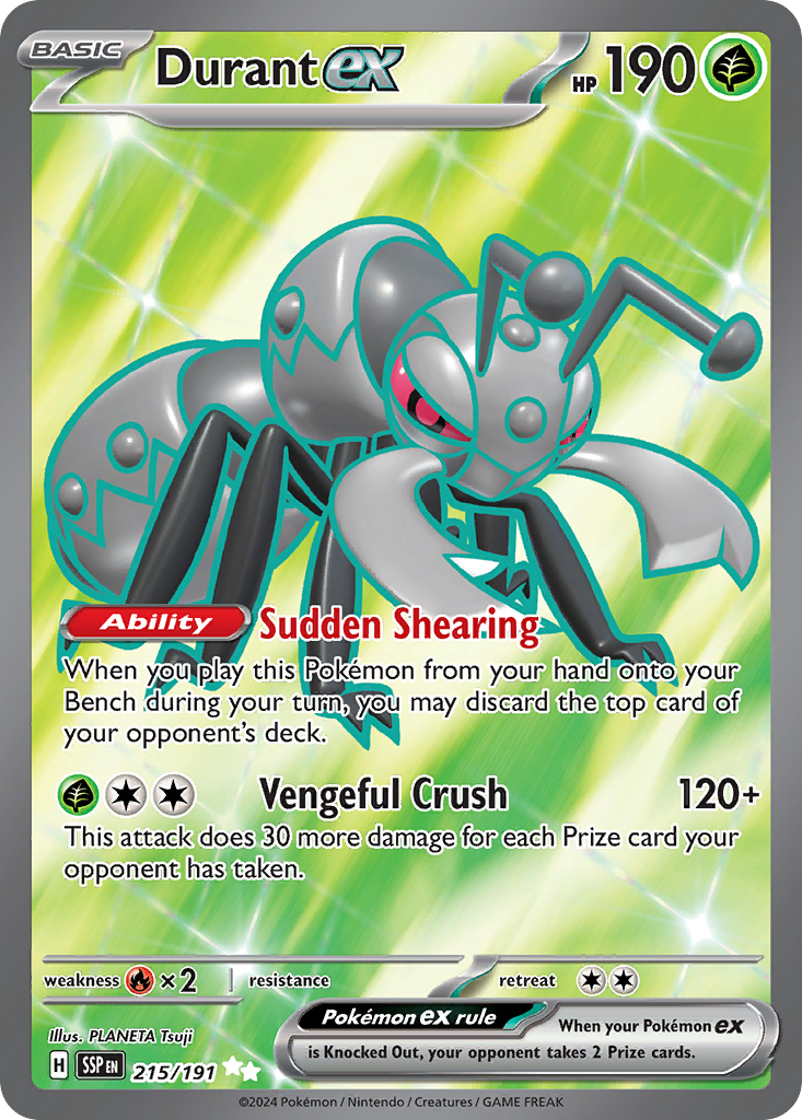 Surging Sparks Durant ex #215/191