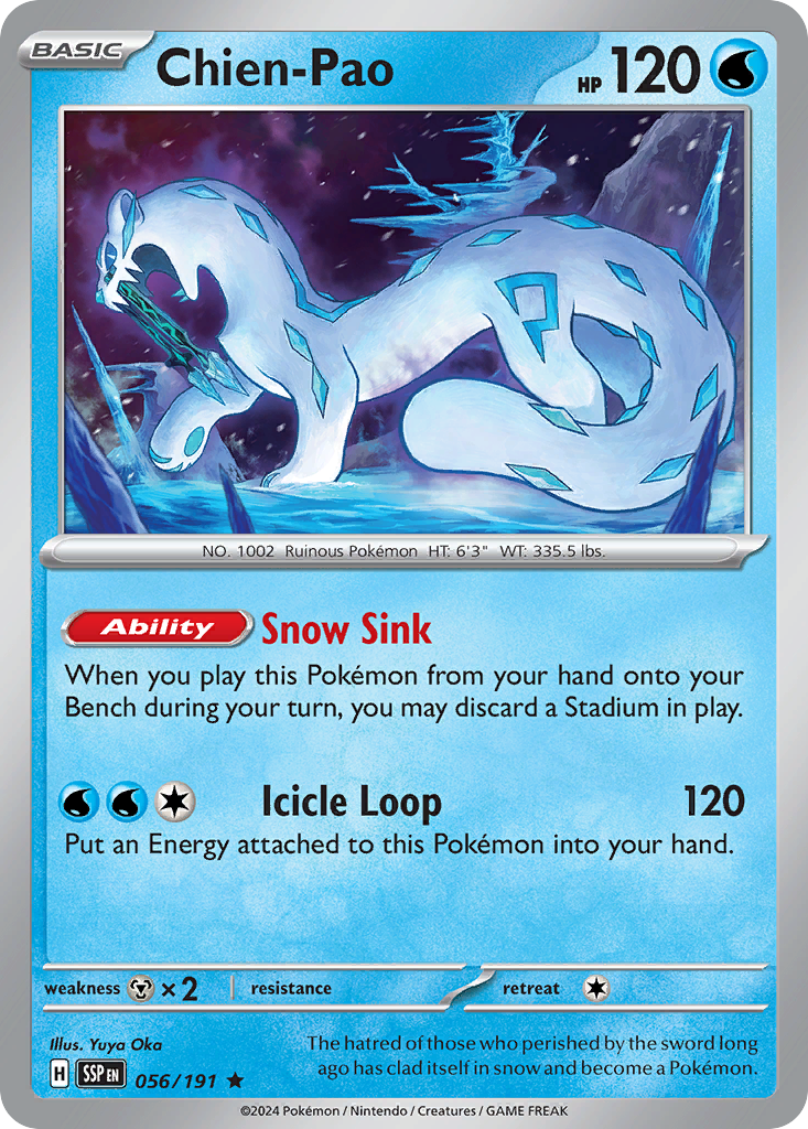 Surging Sparks Holo Chien-Pao #56/191